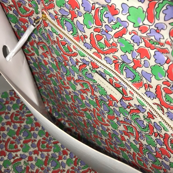 New Tory Burch Perry Straw Oversized Tote Bag - Picture 13 of 16